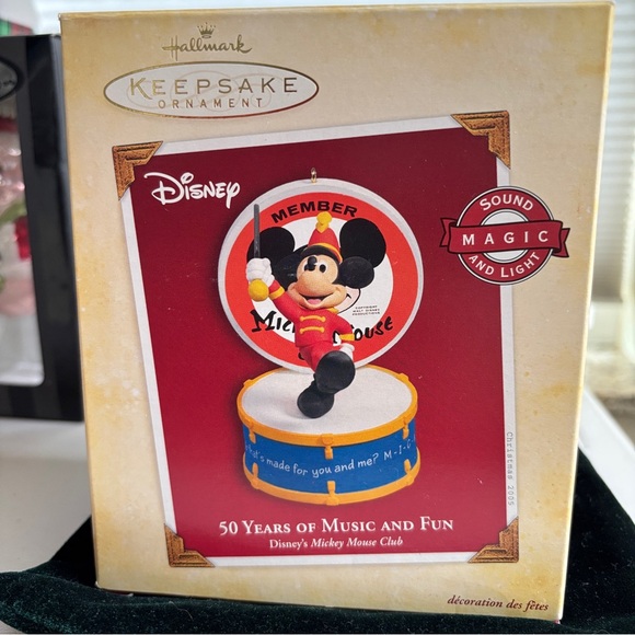 Hallmark Other - Hallmark Disney Mickey Mouse “50 Years of Music & Fun” Holiday Ornament NIB